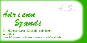 adrienn szandi business card